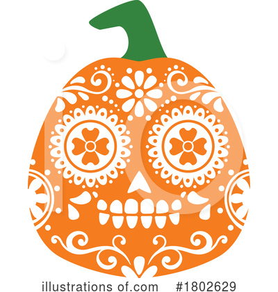 Pumpkins Clipart #1802629 by Vector Tradition SM