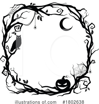 Halloween Frame Clipart #1802638 by Vector Tradition SM