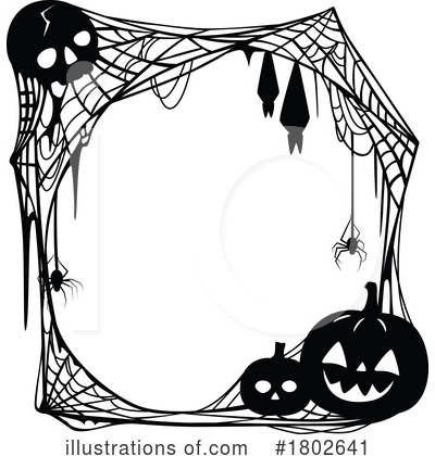 Spiderweb Clipart #1802641 by Vector Tradition SM