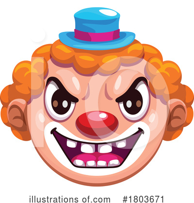 Clown Clipart #1803671 by Vector Tradition SM
