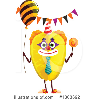 Clown Clipart #1803692 by Vector Tradition SM
