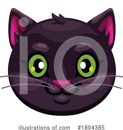 Black Cat Clipart #1804385 by Vector Tradition SM