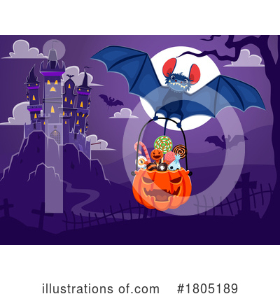 Haunted Castle Clipart #1805189 by Vector Tradition SM