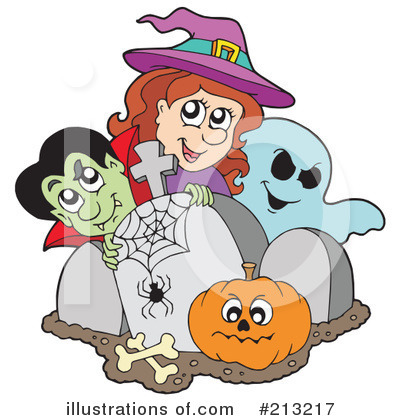 Royalty-Free (RF) Halloween Clipart Illustration by visekart - Stock Sample #213217