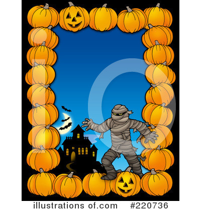 Royalty-Free (RF) Halloween Clipart Illustration by visekart - Stock Sample #220736