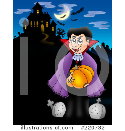 Royalty-Free (RF) Halloween Clipart Illustration by visekart - Stock Sample #220782