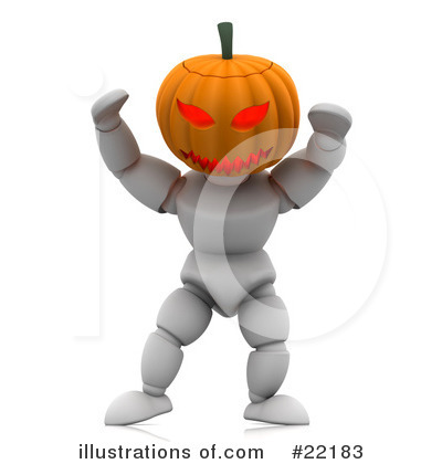 Royalty-Free (RF) Halloween Clipart Illustration by KJ Pargeter - Stock Sample #22183