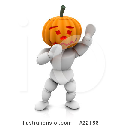 Royalty-Free (RF) Halloween Clipart Illustration by KJ Pargeter - Stock Sample #22188