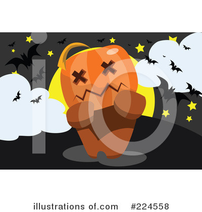Royalty-Free (RF) Halloween Clipart Illustration by mayawizard101 - Stock Sample #224558