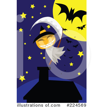 Royalty-Free (RF) Halloween Clipart Illustration by mayawizard101 - Stock Sample #224569