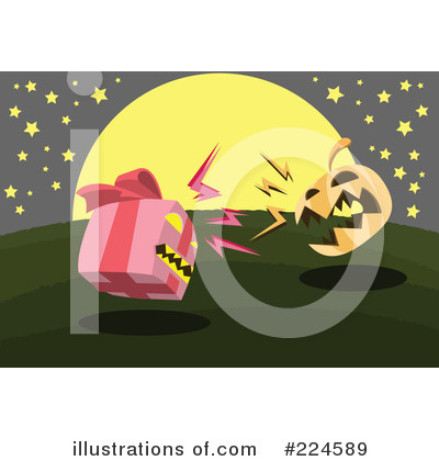 Royalty-Free (RF) Halloween Clipart Illustration by mayawizard101 - Stock Sample #224589
