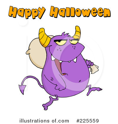 Royalty-Free (RF) Halloween Clipart Illustration by Hit Toon - Stock Sample #225559