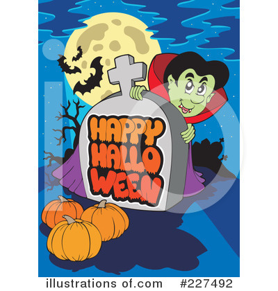 Royalty-Free (RF) Halloween Clipart Illustration by visekart - Stock Sample #227492