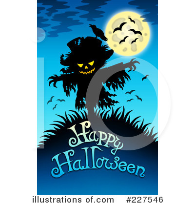 Royalty-Free (RF) Halloween Clipart Illustration by visekart - Stock Sample #227546