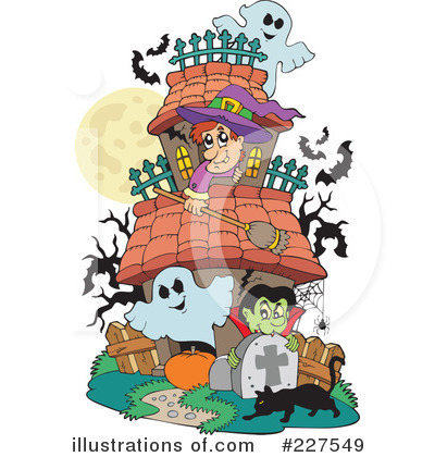 Haunted House Clipart #227549 by visekart
