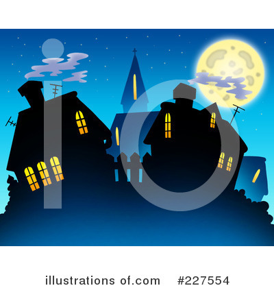 Royalty-Free (RF) Halloween Clipart Illustration by visekart - Stock Sample #227554