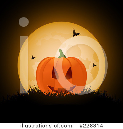 Royalty-Free (RF) Halloween Clipart Illustration by elaineitalia - Stock Sample #228314