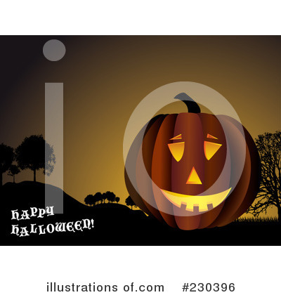 Royalty-Free (RF) Halloween Clipart Illustration by michaeltravers - Stock Sample #230396