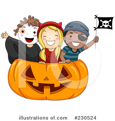 Royalty-Free (RF) Halloween Clipart Illustration by BNP Design Studio - Stock Sample #230524
