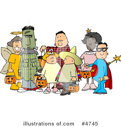 Royalty-Free (RF) Halloween Clipart Illustration by djart - Stock Sample #4745