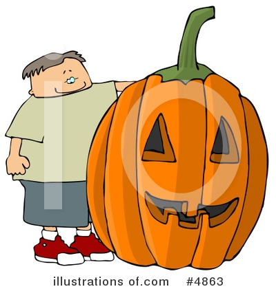 Royalty-Free (RF) Halloween Clipart Illustration by djart - Stock Sample #4863