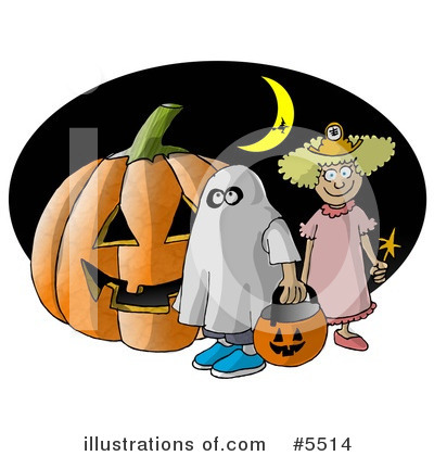 Royalty-Free (RF) Halloween Clipart Illustration by djart - Stock Sample #5514