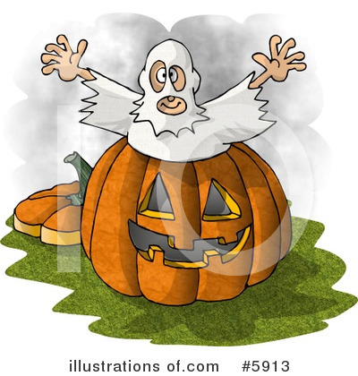 Halloween Pumpkin Clipart #5913 by djart