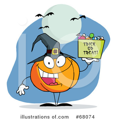 Royalty-Free (RF) Halloween Clipart Illustration by Hit Toon - Stock Sample #68074