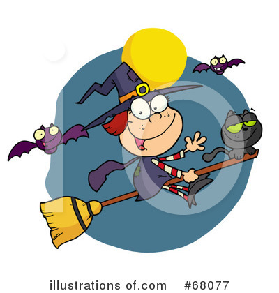 Royalty-Free (RF) Halloween Clipart Illustration by Hit Toon - Stock Sample #68077