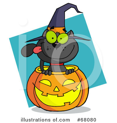 Halloween Cat Clipart #68080 by Hit Toon
