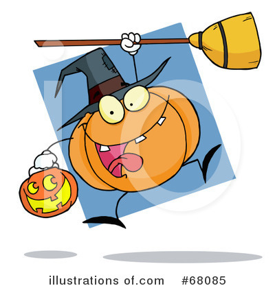 Pumpkin Character Clipart #68085 by Hit Toon