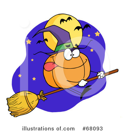 Royalty-Free (RF) Halloween Clipart Illustration by Hit Toon - Stock Sample #68093