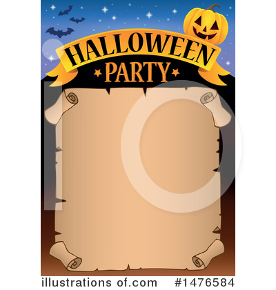 Halloween Party Clipart #1476584 by visekart