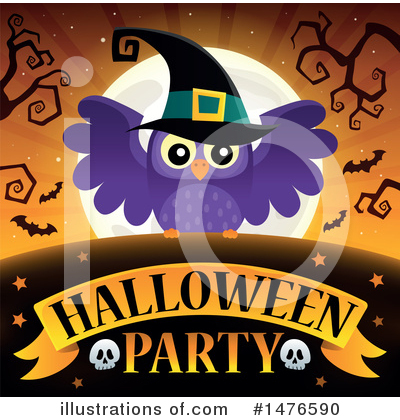 Halloween Party Clipart #1476590 by visekart