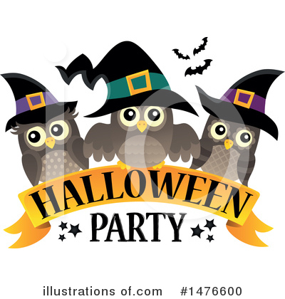 Halloween Party Clipart #1476600 by visekart