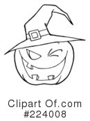 Halloween Pumpkin Clipart #224008 by Hit Toon
