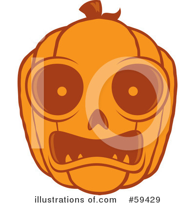 Halloween Pumpkin Clipart #59429 by John Schwegel