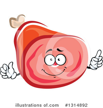 Royalty-Free (RF) Ham Clipart Illustration by Vector Tradition SM - Stock Sample #1314892