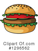 Hamburger Clipart #1296562 by Vector Tradition SM
