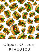 Hamburger Clipart #1403163 by Vector Tradition SM