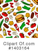 Hamburger Clipart #1403164 by Vector Tradition SM