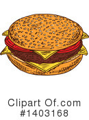 Hamburger Clipart #1403168 by Vector Tradition SM