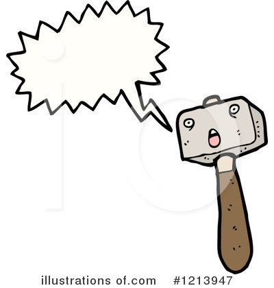 Royalty-Free (RF) Hammer Clipart Illustration by lineartestpilot - Stock Sample #1213947