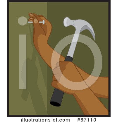 Royalty-Free (RF) Hammer Clipart Illustration by Rosie Piter - Stock Sample #87110