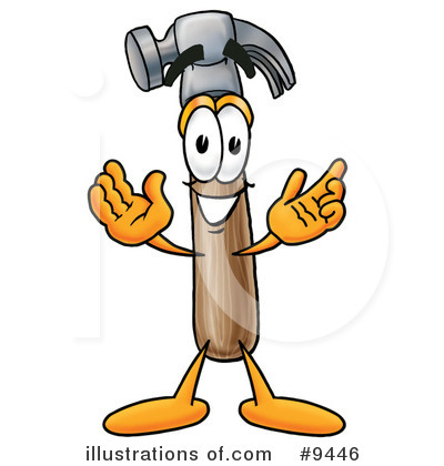 Handy Man Clipart #9446 by Mascot Junction