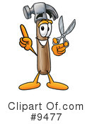 Hammer Clipart #9477 by Mascot Junction