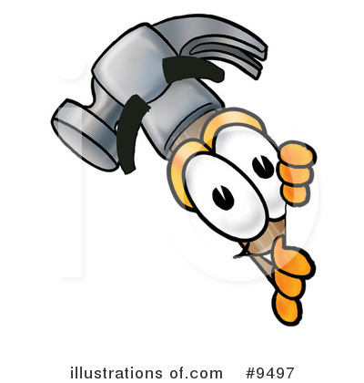 Hammer Clipart #9497 by Mascot Junction
