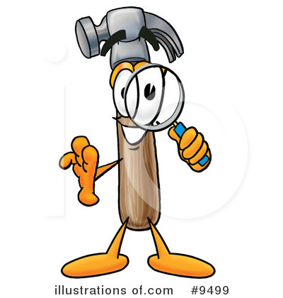 Hammer Clipart #9499 by Mascot Junction