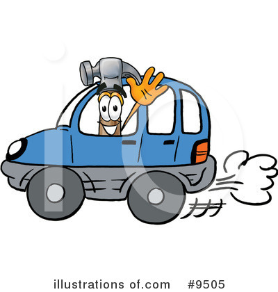 Hammer Clipart #9505 by Mascot Junction