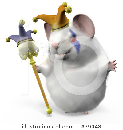 Royalty-Free (RF) Hamster Clipart Illustration by Leo Blanchette - Stock Sample #39043